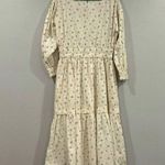 Apiece Apart  Estrella Floral Long Sleeve Tiered Midi Dress Medium M NWOT Photo 1