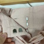 Ann Taylor Factory | Light Pink Linen Blend Pants L PETITE Photo 2