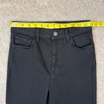 Current/Elliott NWT Current Elliot The Soulmate High Rise Slim Straight Jeans Size 25 Black Photo 6