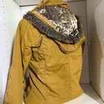 Cotton casual de corp Oner faux fur hood coat woman’s size XL Orange Photo 6