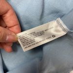 Vintage Mossimo lettuce edge embroidered baby tee Blue Size L Photo 3