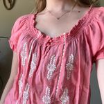 st. john's bay  100% Cotton Paisley Top Photo 2