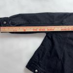 Forever 21  Women's Black Studded Denim Jacket Size L Casual Photo 8