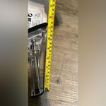 Butterfly dancer Heels Size 41 NEW CLEAR BLOCK SLIDE. Black Photo 5