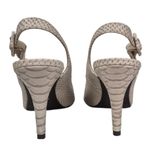 Talbots Malina3-N Clay Reptile Leather Slingback High Heel Sz 9AA NEW in BOX Photo 3