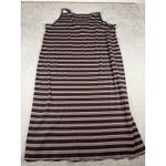 Femme Ribbed Striped Maxi Dress 3x NSW Nike Sportswear Adjustable Straps Photo 4