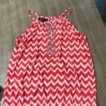 3/$25 Cute summer top with a splash of bling! Red Size M Photo 0