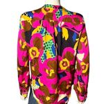 Karlie NEW Pink Floral Polka Dot Button Up Top Size M Photo 1