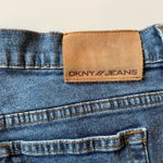 DKNY  Jeans Women Wide Straight Leg Size 12L Trade Mark 96% Cotton Blue Photo 5