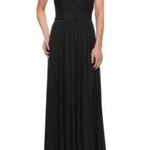 La Femme 29772 Black Floral Embroidered Gown 8 Photo 0