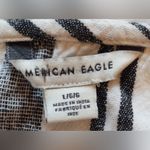 American Eagle Jumpsuit Women’s Size L Striped Pants Romper Short Sleeves V Neck Photo 7