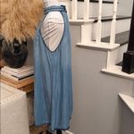 Cloth & Stone Anthropologie 100% tencel Chambray Dress Size Medium Photo 4