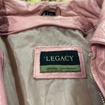 Vintage 80’s “Barbie” Leather Patchwork jacket Pink Size XXL Photo 1