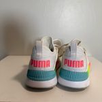 Puma Pacer Next Cage Rainbow 372530-01 Wht Tennis Athletic Golf Shoe Casual 8.5 Photo 3