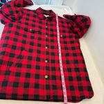 Current/Elliott Current Elliott Red Black Plaid‎ Sherpa Workman Shacket Jacket Size 2/ M Photo 12