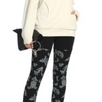 Cinq à Sept NWOT Cinq a Sept Cropped Metallic Embroidered Ponte Skinny Pants size 4 small Photo 11