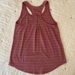 Lululemon  Love Tank Pleated Short Serve Stripe Heathered So Merlot White Size 4 Photo 7