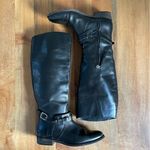 Burberry Black Leather Riding Boots Made In Italy ITCALFAL8MON Size EU 37 US 6.5 Photo 1