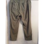 Lila Ryan Linen Blend Green Cropped Pants  10 Martina Straight Capri Photo 2