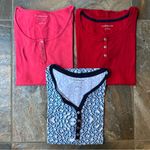 Croft & Barrow Women’s Short Sleeve Tee Shirt Bundle Size Large 6 Pieces Photo 2