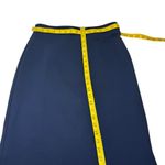 Philosophy by Republic Clothing Navy Blue Pencil Skirt Size 8 | Back Zip Photo 5