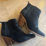 Sol Sana Black Slip On Heel Ankle Boots  Photo 1