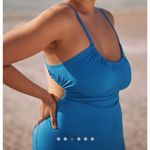 Anthropologie Celandine Ruched Open-Back Halter Midi Dress Size L By  Photo 2