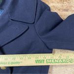 J.Crew  Preppy Wool Blend Navy Gold Buttons Double Breasted Military Peacoat 0 Photo 4