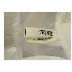 Truth NYC Truth NYC Embroidered Off Shoulder Peasant Blouse Top White Large Photo 2