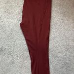 Cropped leg Maroon Lululemon leggings Red Size 8 Photo 4