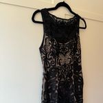 Sue Wong Lace Black Cocktail Dress Above Knee Size 2 Photo 2