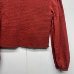 Urban Outfitters  Ballon Sleeve Crop Pumpkin Women's Top Size Medium Photo 4