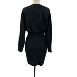 Stella McCartney Dress Plunging V Neck Zipper Pockets Black Size 38 US 2 4 Photo 6