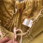 Anthropologie  Pilcro Cottage Utility Pants Yellow Elastic Waist XL Photo 8