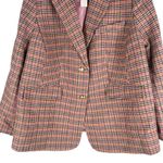 Talbots Classic Shetland Wool Blend Blazer Jacket Apple Plaid Size 18W Photo 5