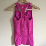 Athleta Hot Pink Paisley Printed Seamless Stretch Racerback Workout Tank Top Photo 5