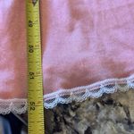 Vintage Slip Sleep Gown Pink Lace Sleepwear Size M/L Sexy Glamour Full Length Size M Photo 9