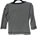 LRL Lauren Jeans Company Blue and White Striped Shirt Sz S Photo 3