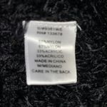 Love Tree Black Fuzzy Twist Back Sweater Photo 9