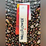 Wallflower Juniors Floral All Over Print Dress Size Large New Yellow Photo 2