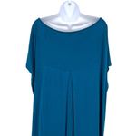 Universal Standard  Wide Neck Short Sleeve Knee Length Dress Blue Size Large Photo 5