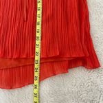 Madewell Coastal Orange Pleated Tie Front Lined Tank Top Photo 8