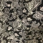 Apostrophe  Woman black white floral lace print blouse top shirt 18W Photo 2
