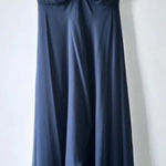 Jenny Yoo purple maxi dress size 6 dark halter gala periwinkle formal evening Photo 0