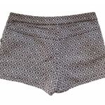 YA Los Angeles Brown & White Woven Short Shorts ~ Women's Size LARGE Photo 2