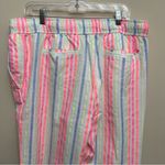 Vineyard Vines  NWT Women's Guava Stripe Pull-On Beach Resort Coastal Pants Photo 4