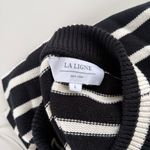 La Ligne Black & White Striped Hardy Sweater size Large Size M Photo 5