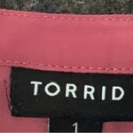 Torrid  Dusty Rose Georgette Hi-Low Pullover Long Sleeve Blouse Plus Size 1X Photo 6