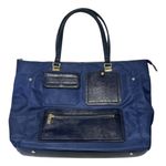 Tutilo Travel Laptop Large Office Bag Navy Blue "Carry The Day Bag" New York Photo 0