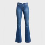 L'Agence L’AGENCE Bell High Rise Flare Jeans High Waist Slim Fit Medium Wash Size 31 Photo 13